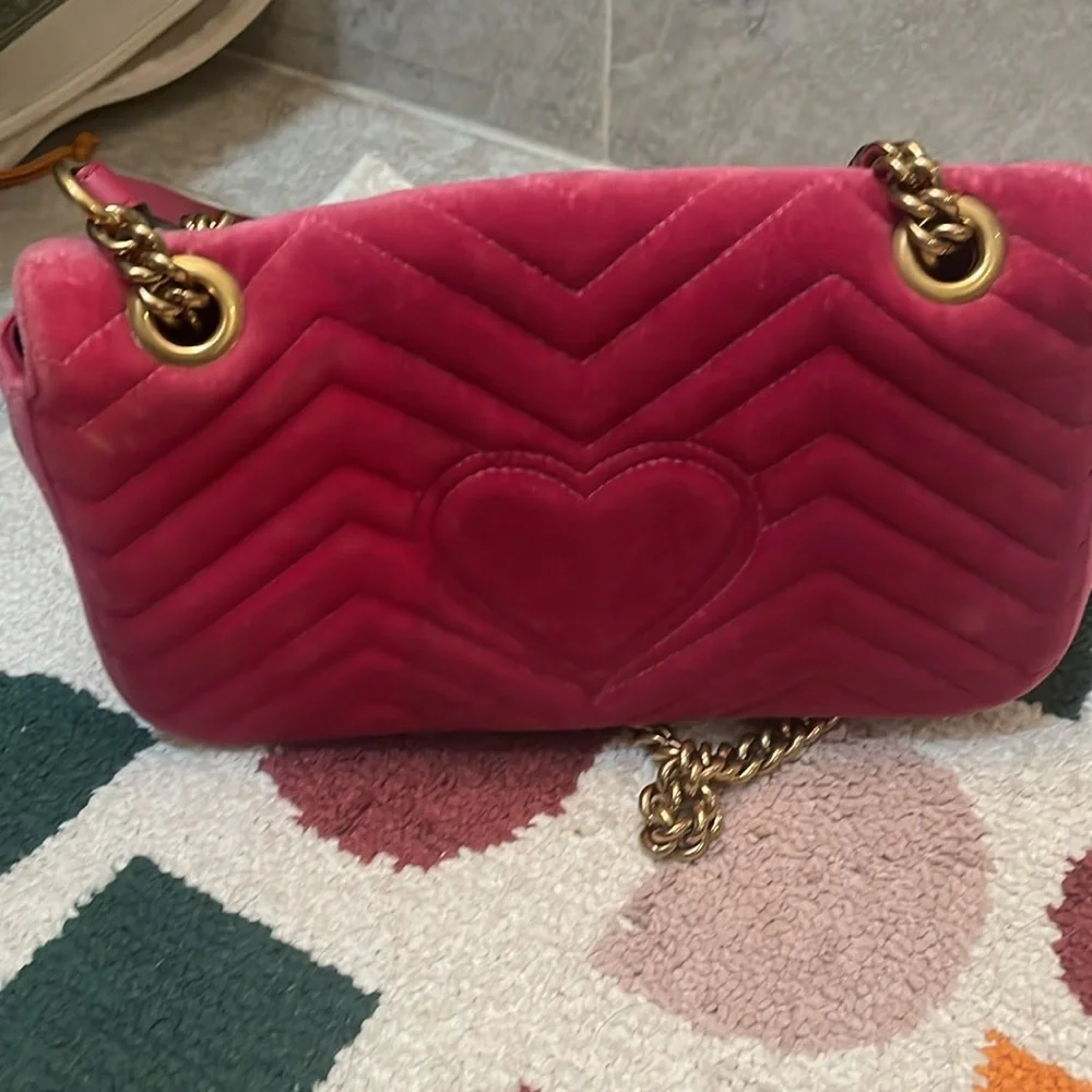 For Baefia! Gucci Marmont pink velvet - Picture 4 of 13